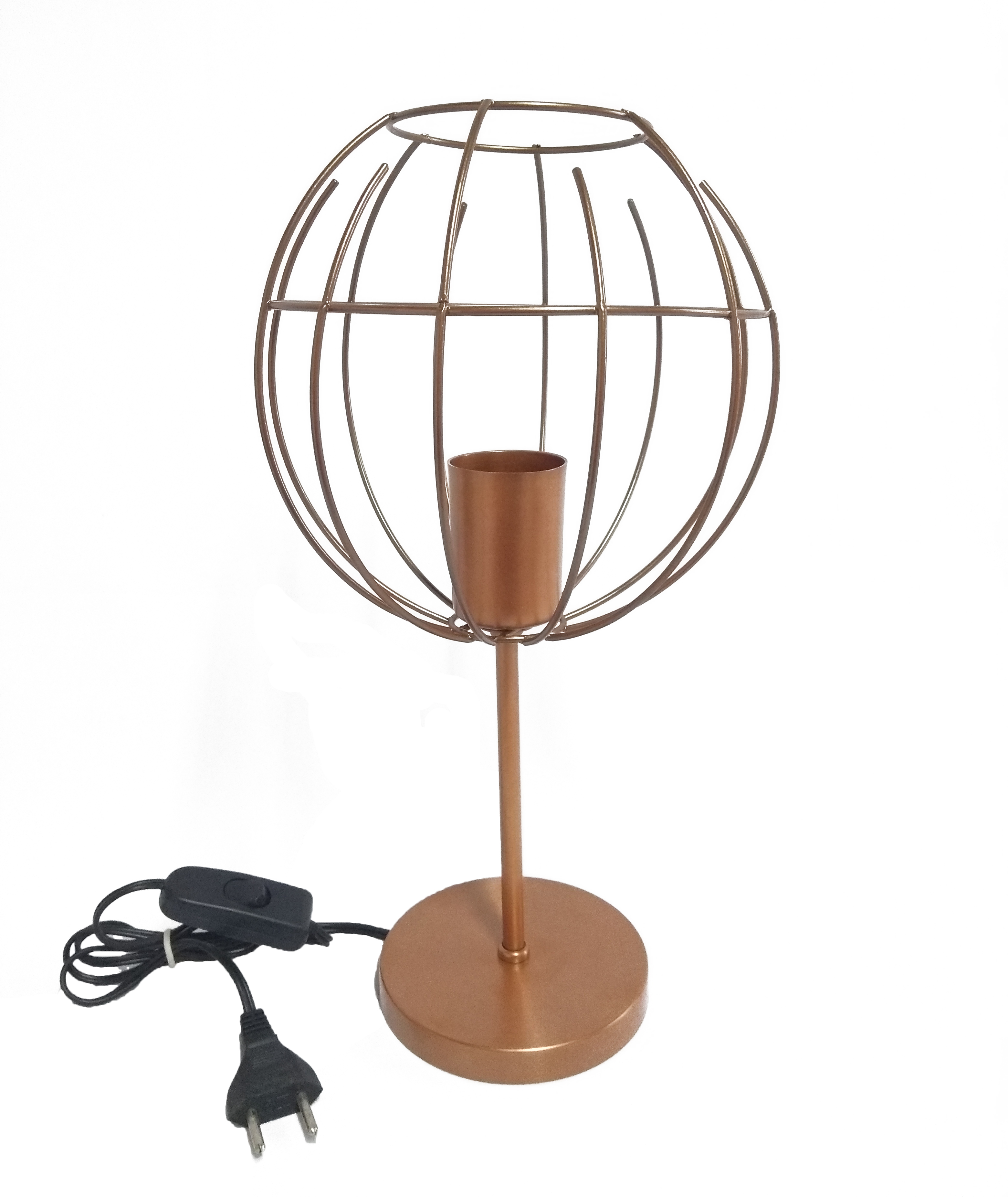 Abajur aramado Bola Cobre.jpg